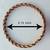 Anand 1pc ASHTADHATU 1 pc PURE COPPER BRASS STEEL TWISTED HEAVY PUNJABI STYLISH KADA BRACELET FOR MEN AND WOMEN