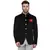 Black Velvet Plain Bandhgala Suit for Men