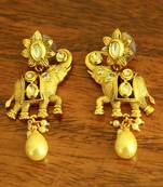 White Pearl Danglers-Drops