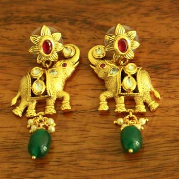 Green Onyx Danglers-Drops 1