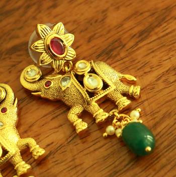 Green Onyx Danglers-Drops 2
