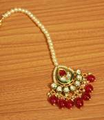 Red Ruby       Maang-Tikka