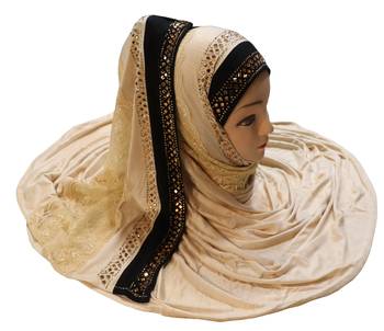 Justkartit Women'S Hosiery Cotton Stretchable Heavy Net Embroidery Hijab Scarf Dupatta 4