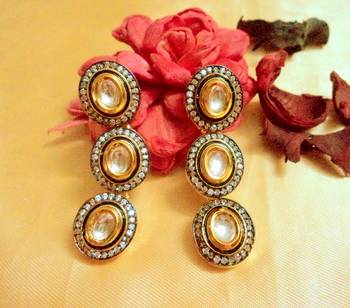 Gold Cubiczirconia Danglers Drops 1