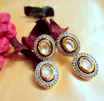 Gold Cubiczirconia Danglers Drops 1