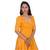 Mustord Golden Print Tassels Long kurti
