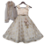 Gold Sequins Lehenga Choli for kids girls