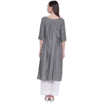 Black printed rayon ethnic-kurtis 2