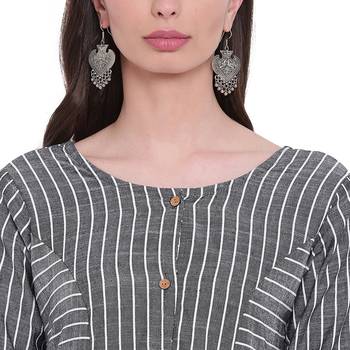 Black printed rayon ethnic-kurtis 5