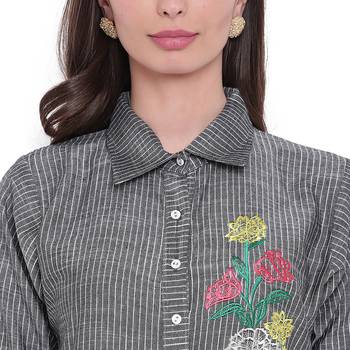 Black printed rayon ethnic-kurtis 5