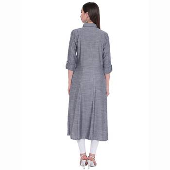 Blue printed rayon ethnic-kurtis 2