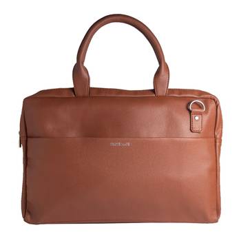 Broke Mate Vegan Laptop Bag - Brown 2