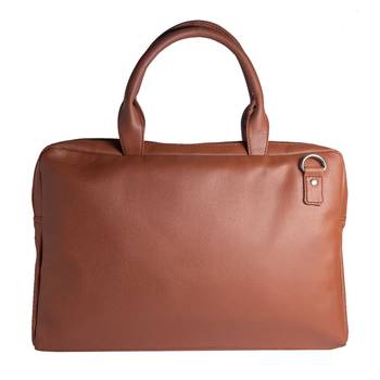 Broke Mate Vegan Laptop Bag - Brown 3