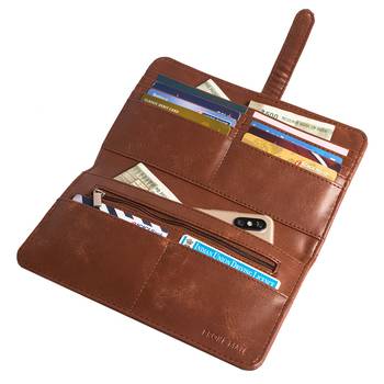 Broke Mate Clutch Wallet - Brown 4
