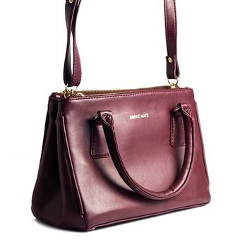 Broke Mate Chic Sling Handbag - Maroon 4