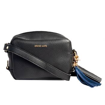 Broke Mate Crossbody Sling Bag - Black 4