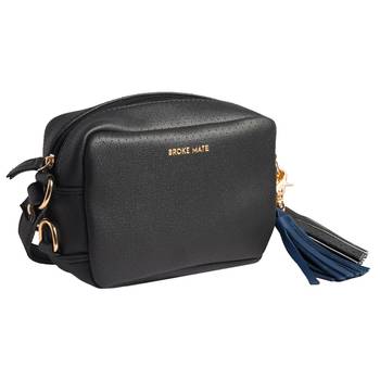 Broke Mate Crossbody Sling Bag - Black 5