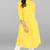 Janasya Janasya Women's Yellow Cotton Kurta With Pant