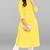 Janasya Janasya Women's Yellow Cotton Kurta With Pant