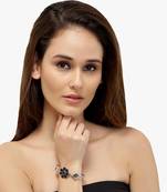 German Silver Kundan Bangle