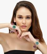 German Silver Kundan Bangle