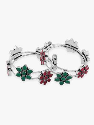 German Silver Kundan Bangle 2