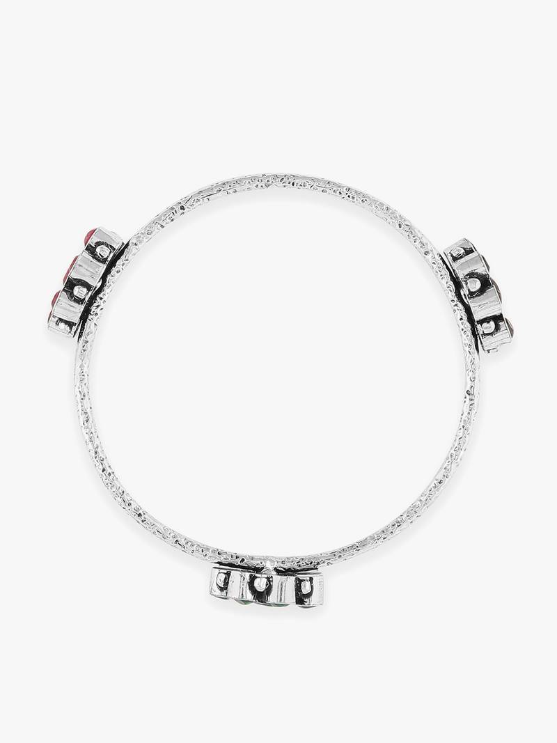 German Silver Kundan Bangle