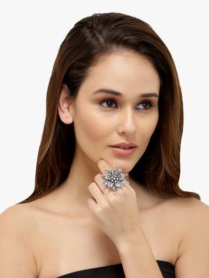 German Silver Fibger Ring 1