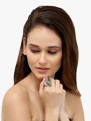 German Silver Fibger Ring 1