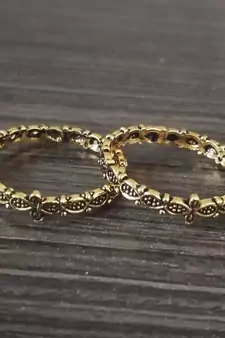 Super Slim Dailywear Gold Toe Rings