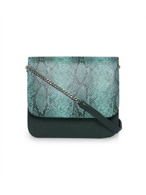 TARUSA Animal Print Green color sling Bag 1