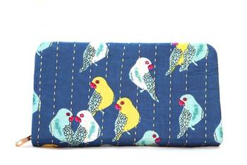 Korie Block Print Wallets (Indigo_ KW1-02) 1
