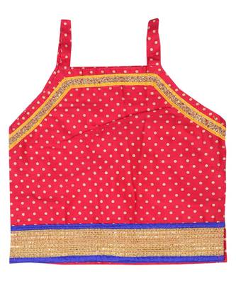 Baby Girls Skirt and Top Self Design Hand Block Print 2
