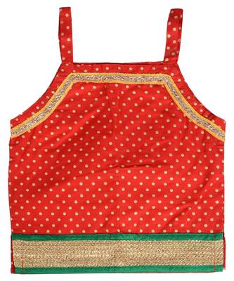 Baby Girls Skirt and Top Self Design Hand Block Print 2