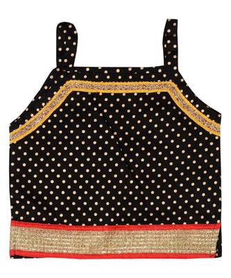 Baby Girls Skirt and Top Self Design Hand Block Print 2