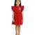 Maroon Balleria embroidery Dress