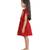 Maroon Balleria embroidery Dress
