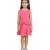Pink Big Bow Embroidery Dress