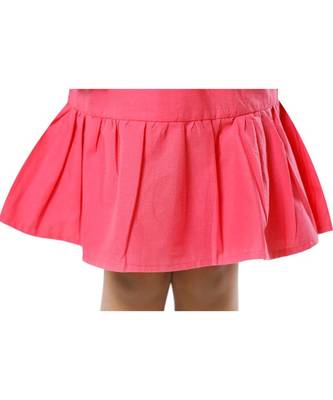 Pink Big Bow Embroidery Dress 5