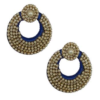 Blue chandbali 1