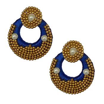 Blue chandbali 1