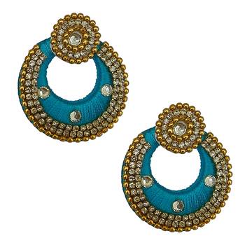 Blue chandbali 1