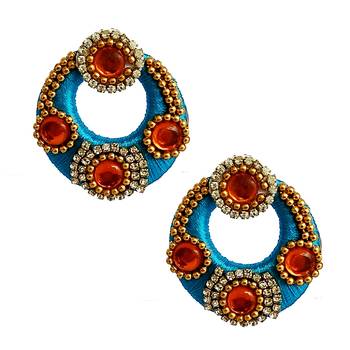 Blue chandbali 1
