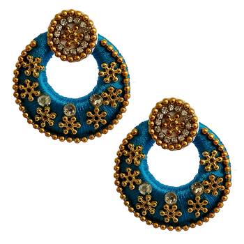 Blue chandbali 1