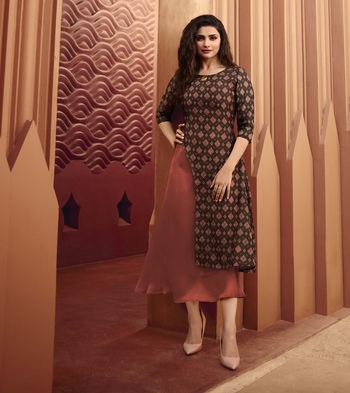 kurti from silk saree