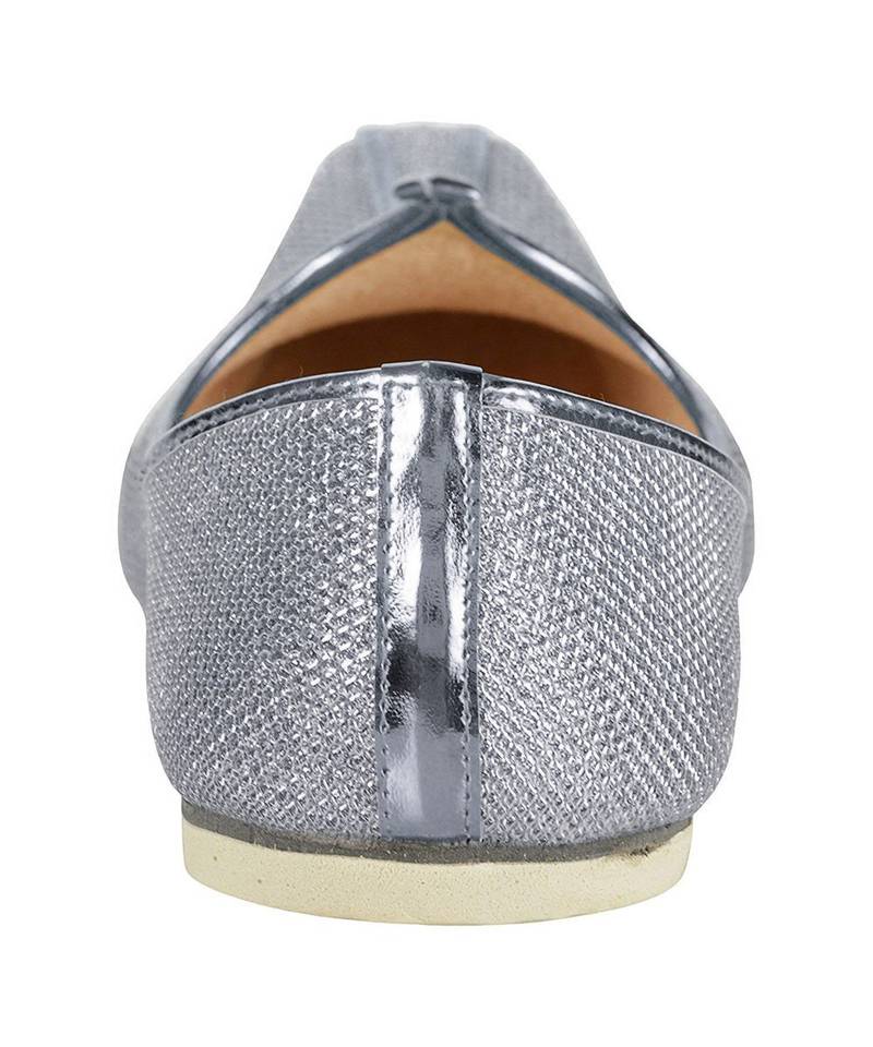Men's Silver Glittery Fabric Wedding Sherwani Mojari