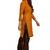 Women'S Orange & Brown Cotton Printed Readymade Patiyala Suit Set