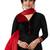 Women'S Black & Red Cotton Printed Readymade Patiyala Suit Set