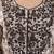 Grey Cotton Self Design Double Layered Kurti for Women