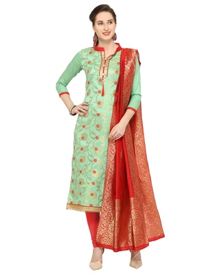 Banarasi Silk Dress Material Having 